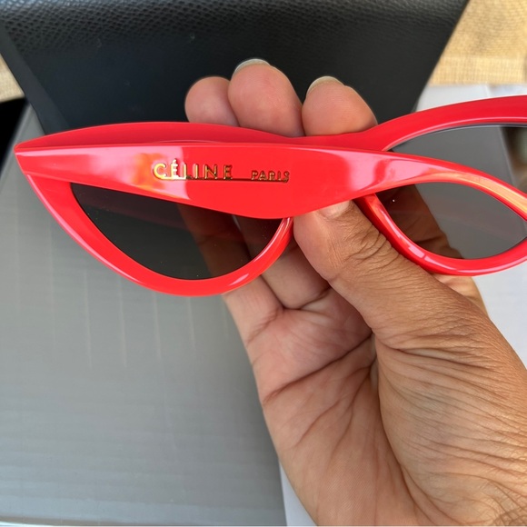 CELINE mirrored cat eye sunglasses - Picture 6 of 11